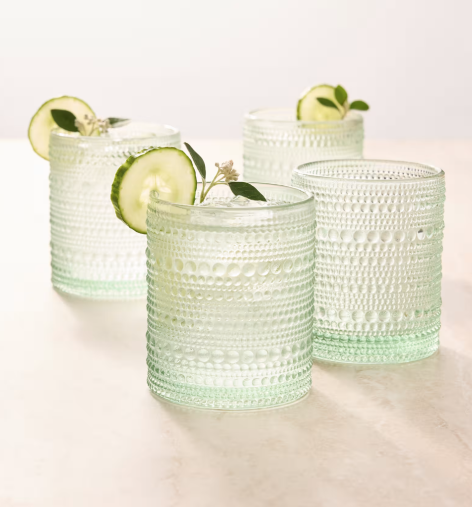 Jupiter Short Glass Tumbler, Set of 6 labor day hostess gifts 